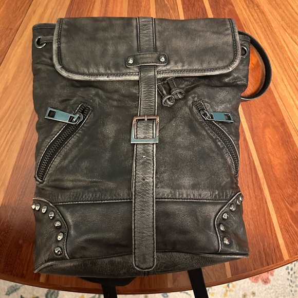 Free People Leather Backpack - Picture 3 of 7